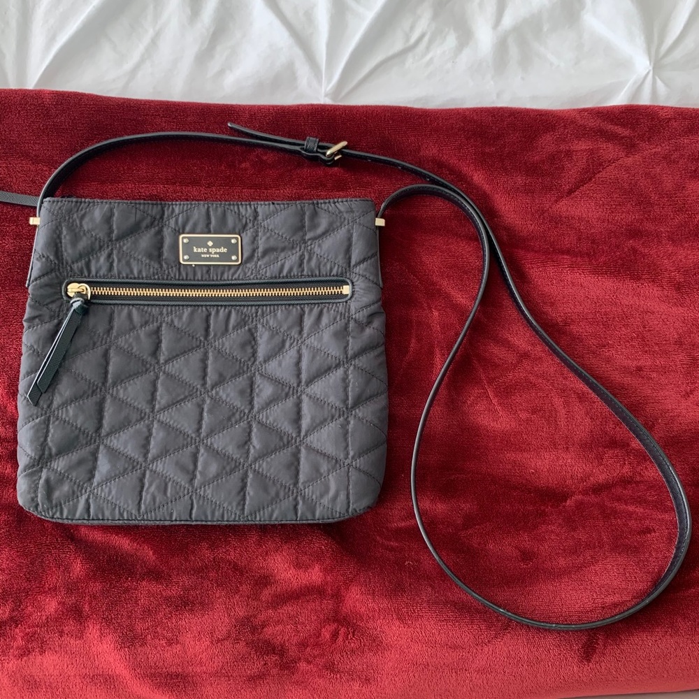 kate spade black crossbody purse